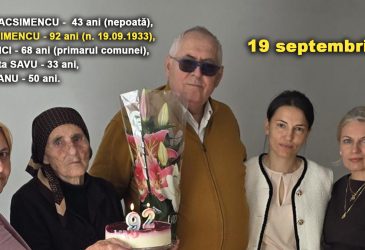 19 septembrie 2025 - Sanda Macsimencu